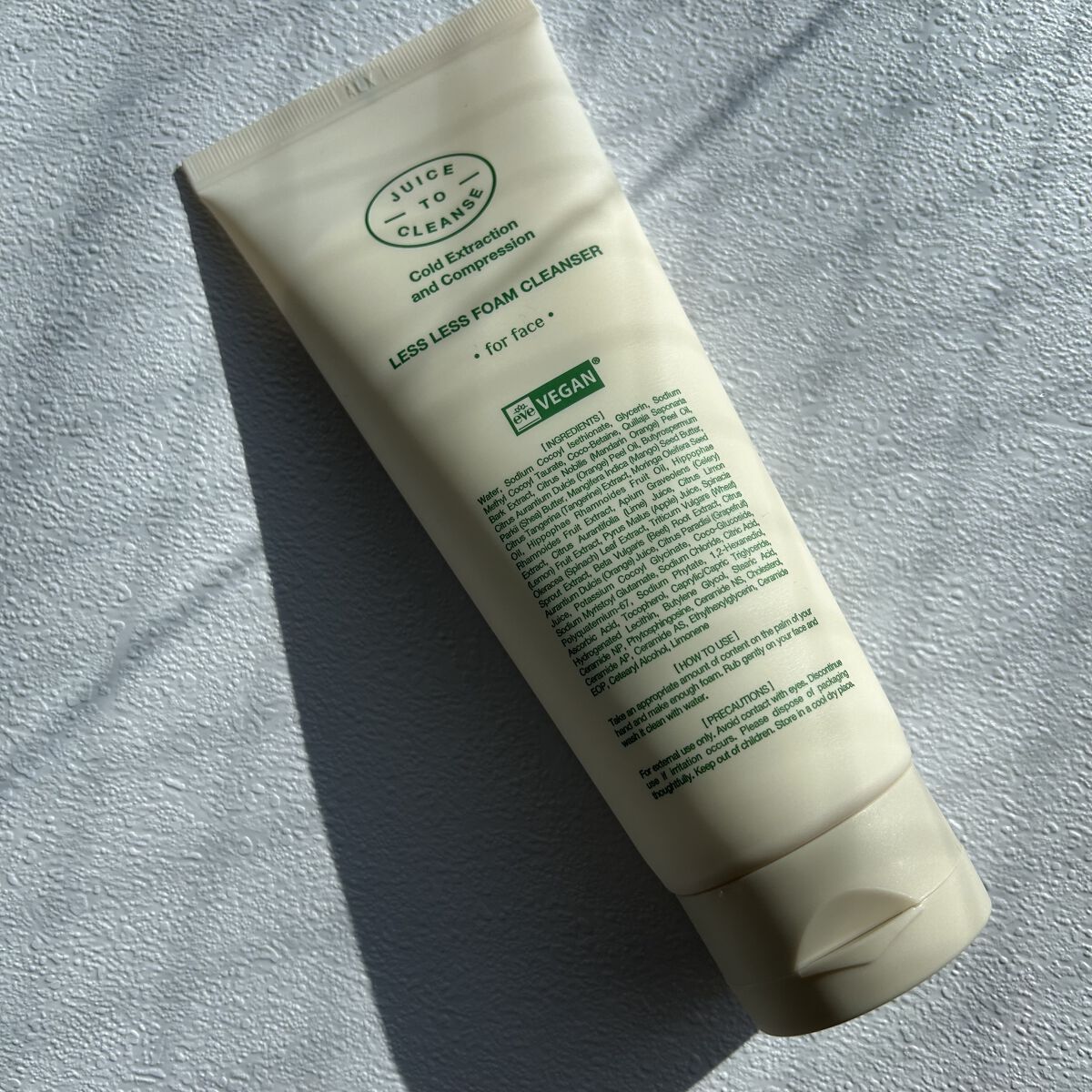 レスレスフォームクレンザー/JUICE TO CLEANSE/洗顔フォームを使ったクチコミ（1枚目）