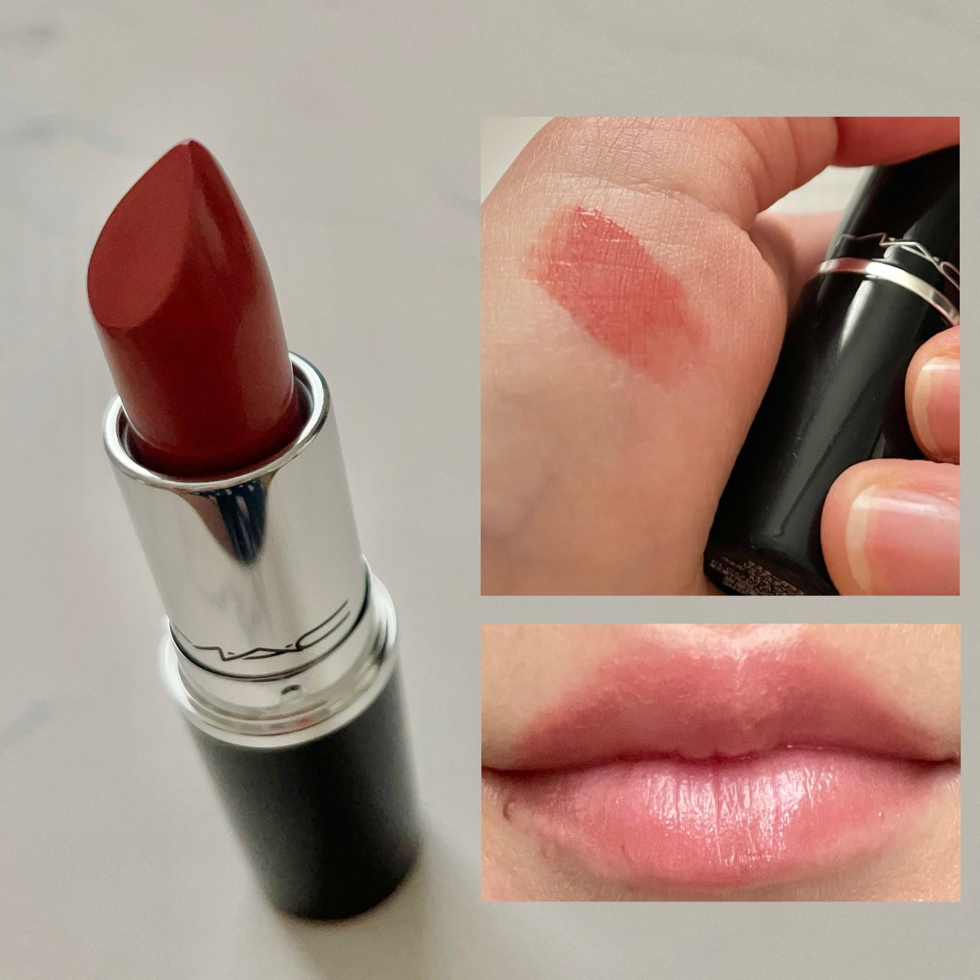 ラスターガラス リップスティック/M・A・C/口紅を使ったクチコミ(2枚目)