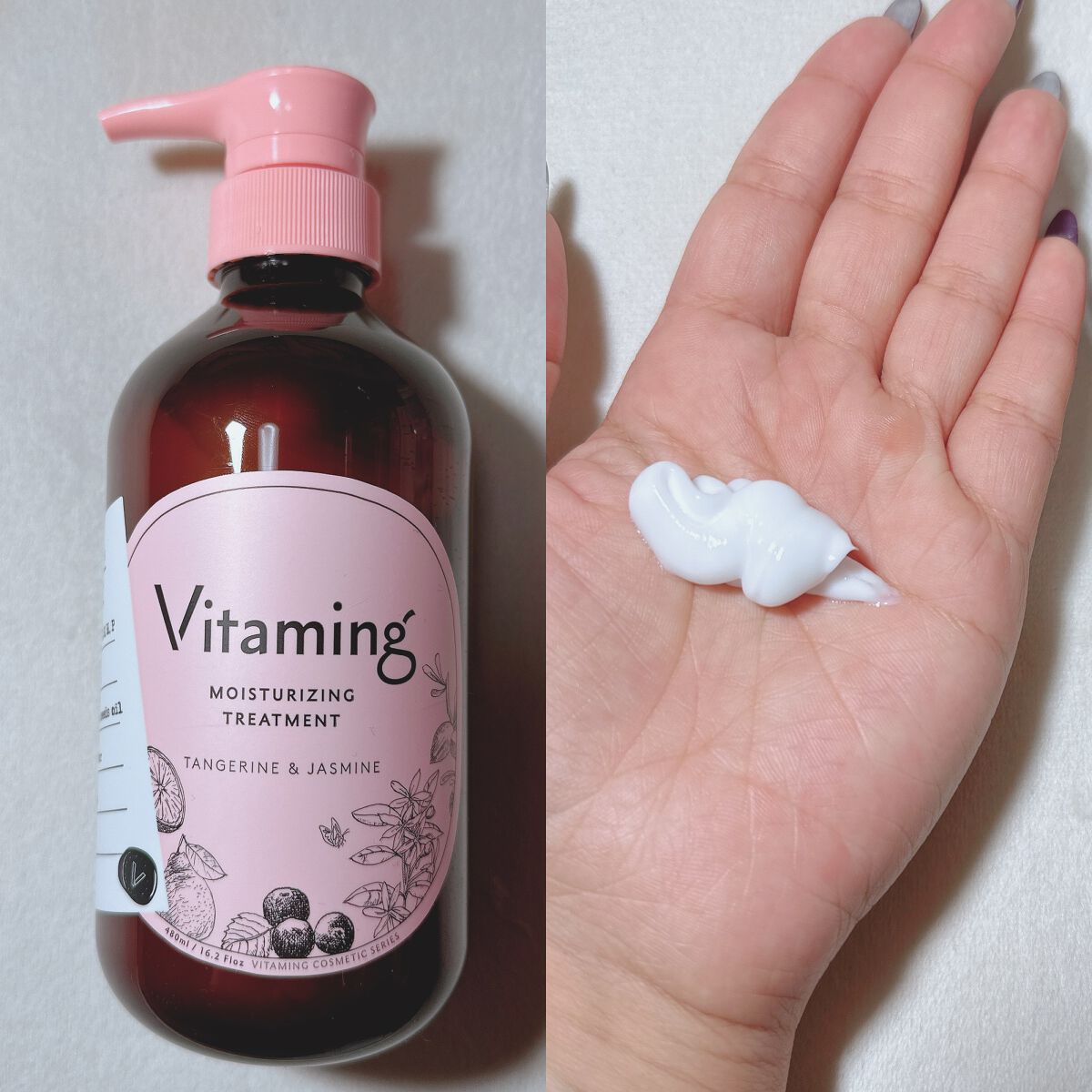 モイストシャンプー/トリートメント(タンジェリン&ジャスミンの香り)/Vitaming/市販シャンプーを使ったクチコミ(4枚目)