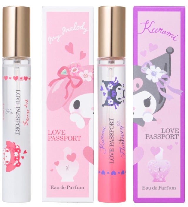 8mLサイズのミニ香水、「ミニモアパフューム」から、マイメロディ、クロミの限定コラボデザインが登場!の画像