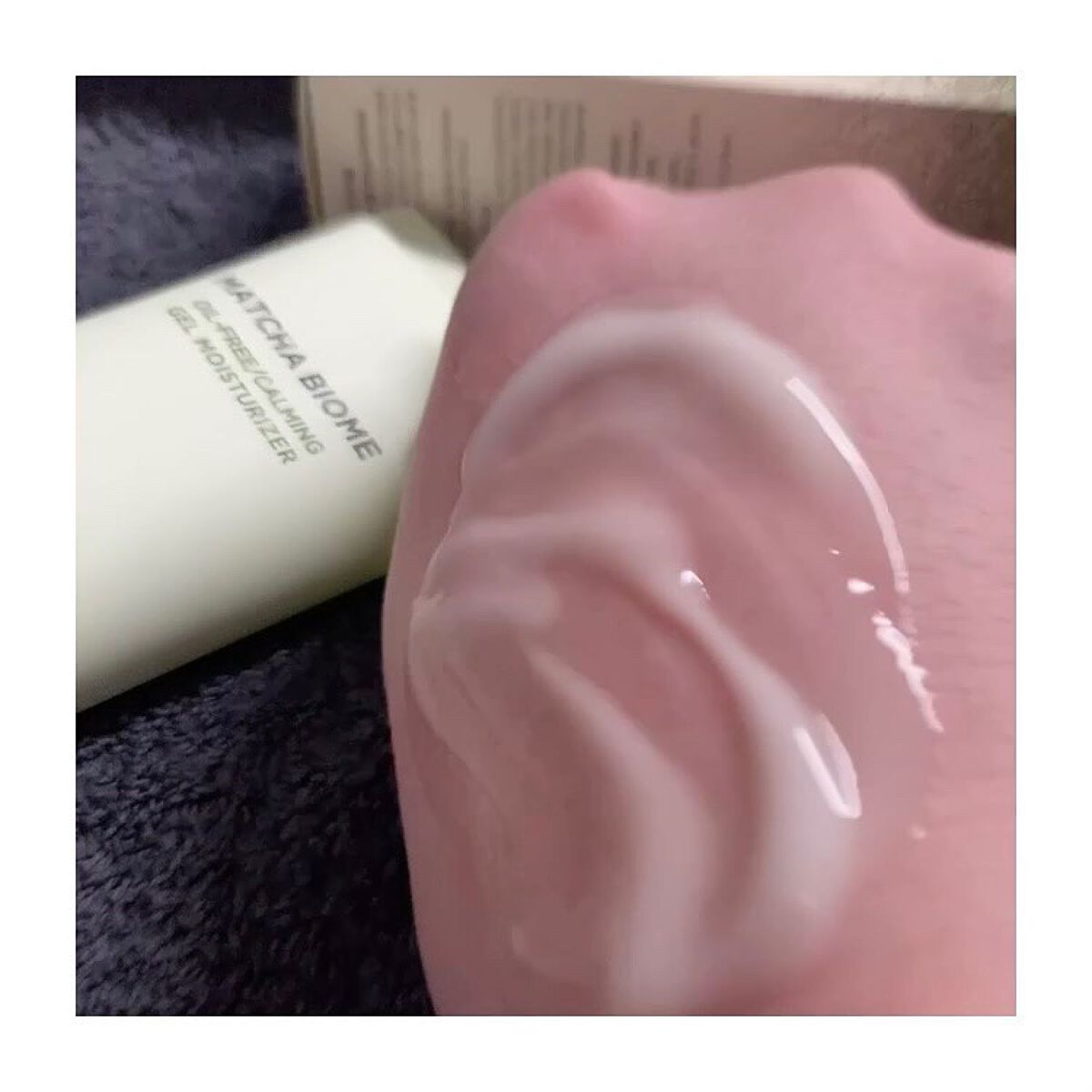 抹茶バイオムオイルフリー カーミングジェルモイスチャライザー/heimish/フェイスクリームを使ったクチコミ(5枚目)