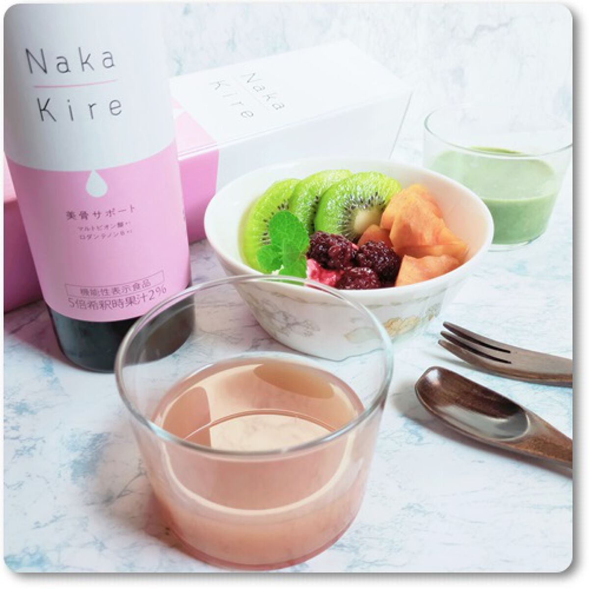 Naka-Kire 美骨サポート/ワダカルシウム/美容ドリンクを使ったクチコミ(4枚目)