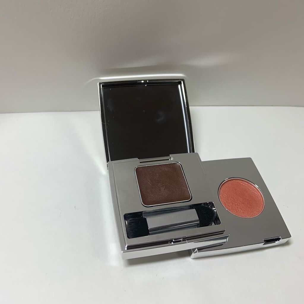 ザ ベージュライブラリー アイシャドウデュオ 05 オーセンティックブラウン/RMK/ジェル・クリームアイシャドウを使ったクチコミ（2枚目）