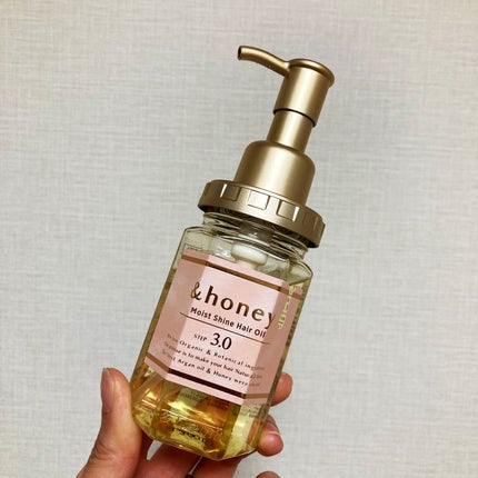 嘘が苦手なくまのクチコミ「&honey
モイストシャイン ヘアオイル3.0
今持ってるヘアオイルの中で
1番気に.....」(2枚目)