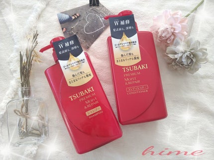 プレミアムモイスト シャンプー/ヘアコンディショナー コンディショナー 490ml/TSUBAKI/市販シャンプーを使ったクチコミ(1枚目)