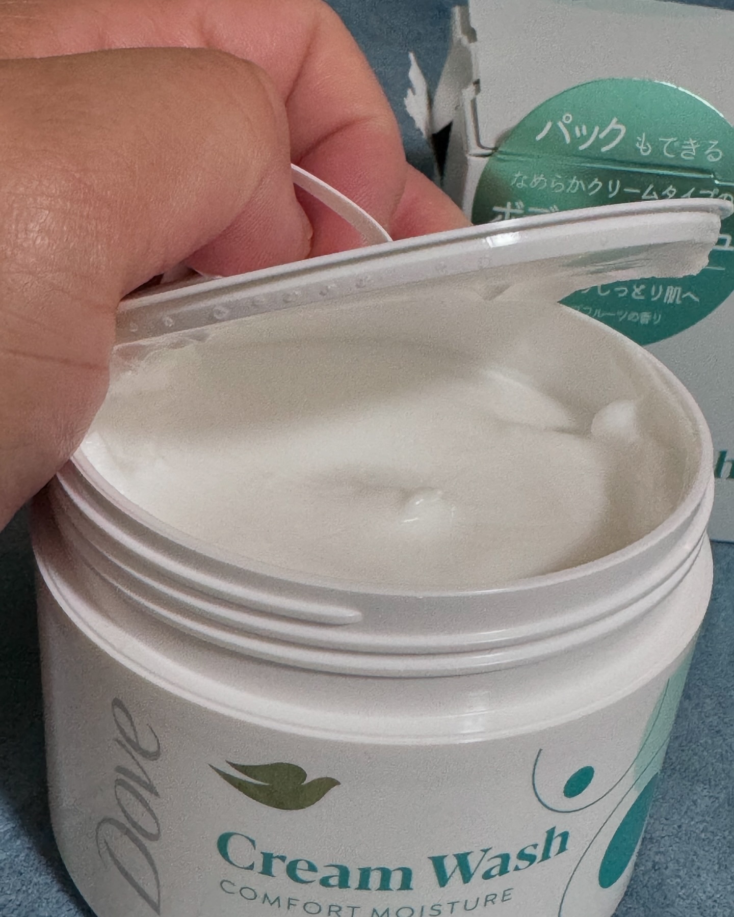 ダヴ クリームボディウォッシュ コンフォートモイスチャー/ダヴ/ボディソープを使ったクチコミ（2枚目）