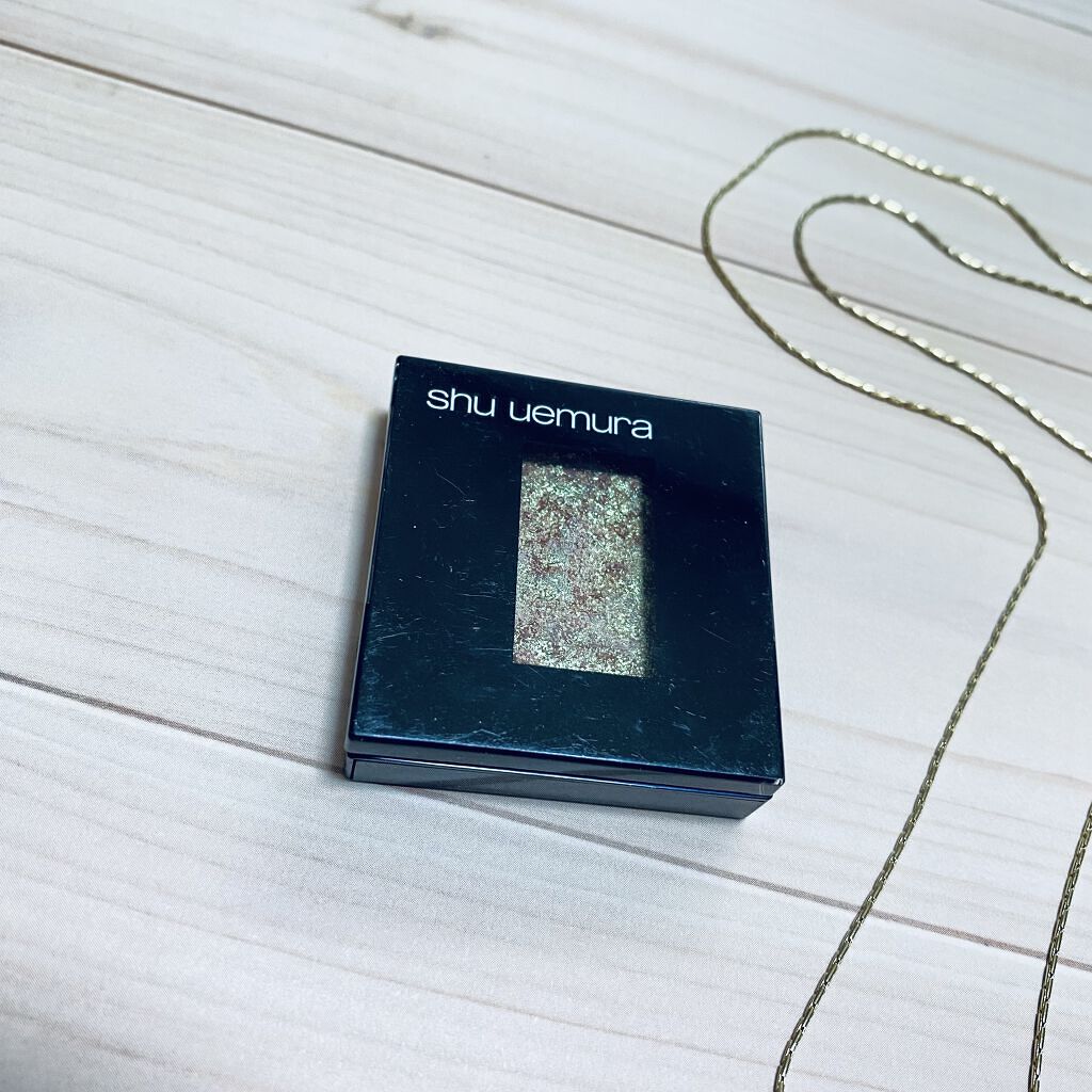 プレスド アイシャドー（レフィル） PR グリーンアンバー/shu uemura/単色アイシャドウを使ったクチコミ（1枚目）