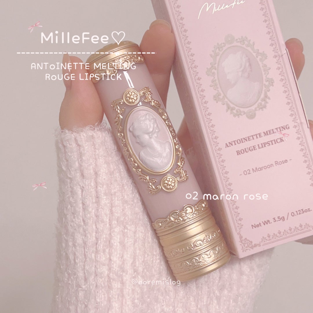 アントワネットメルティングルージュ/MilleFée/口紅を使ったクチコミ(1枚目)