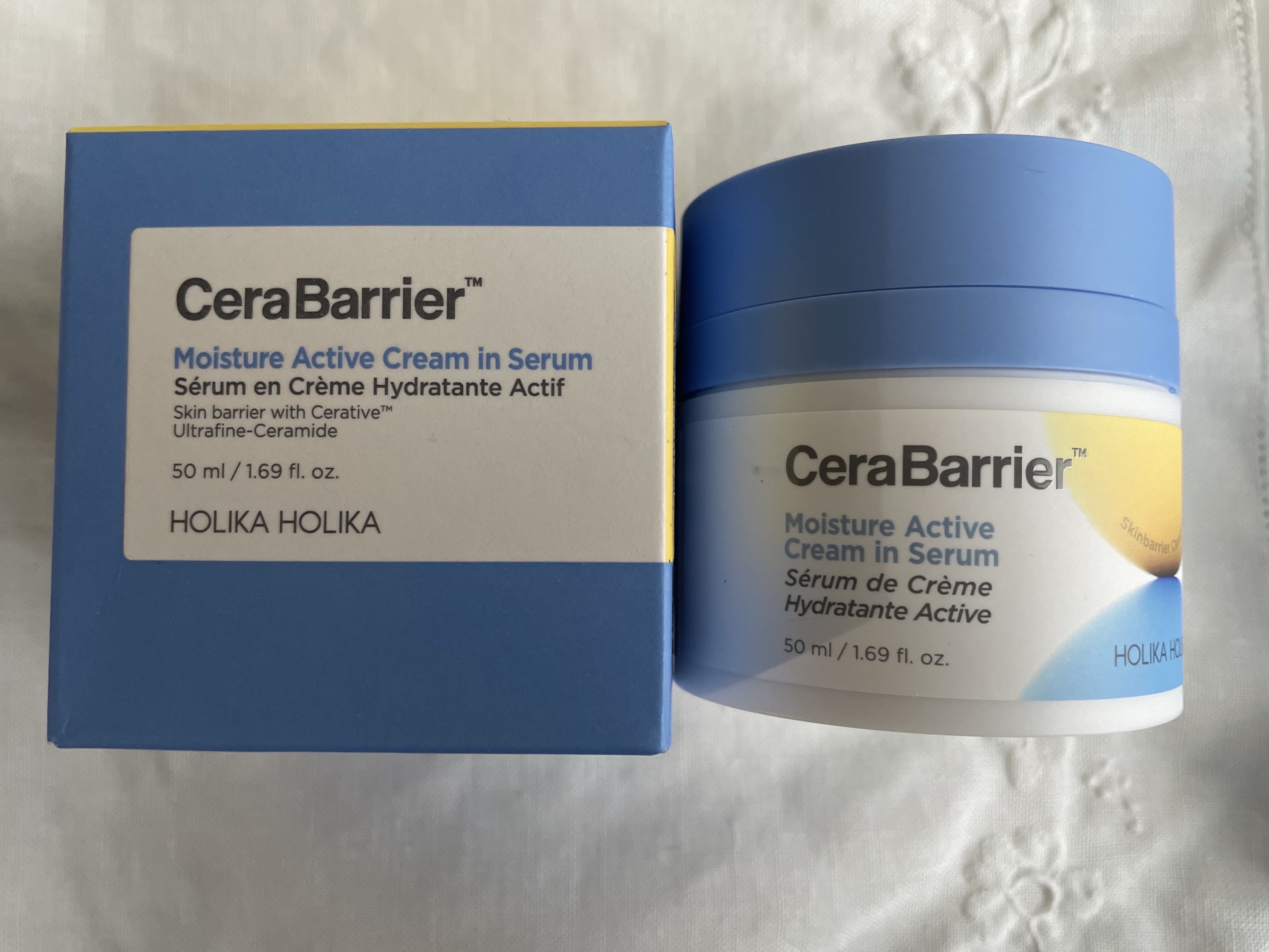 セラバリア　モイスチャーアクティブ　クリーム/HOLIKA HOLIKA/フェイスクリームを使ったクチコミ（1枚目）