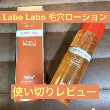 【Labo Labo毛穴ローション 使い切りレビュー】

私の肌データ
🌼イエベ春(自己診断)
🌼ニキビはほとんどできない
🌼普通肌
🌼化粧品で荒れることはほぼない
🌼唇は弱くて香料入りのリップクリーム