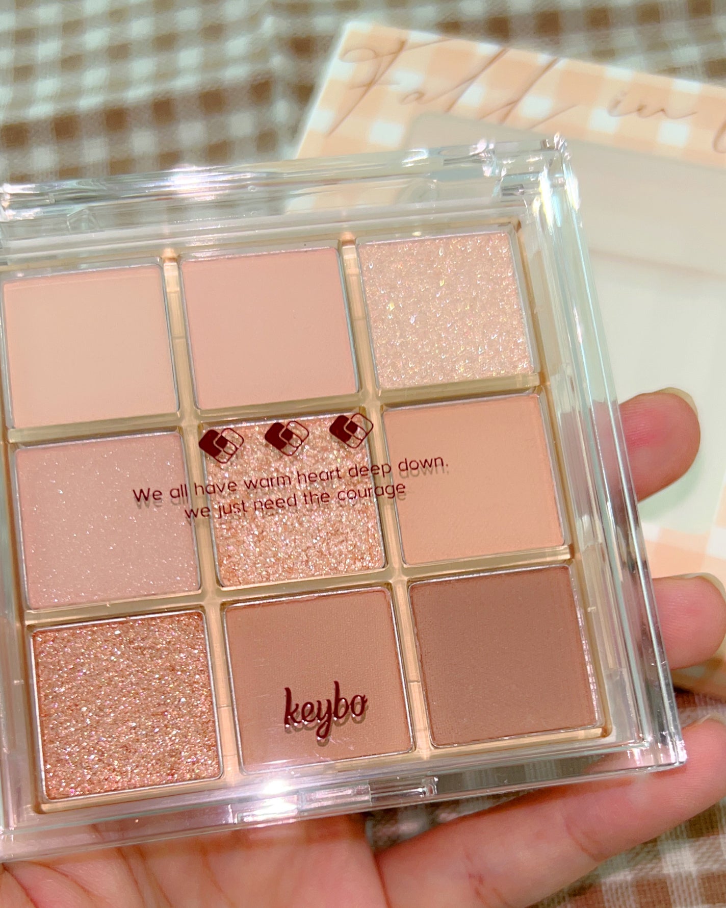 KEYBO FALL IN LOVE SHADOW PALETTE/keybo/アイシャドウパレットを使ったクチコミ(7枚目)