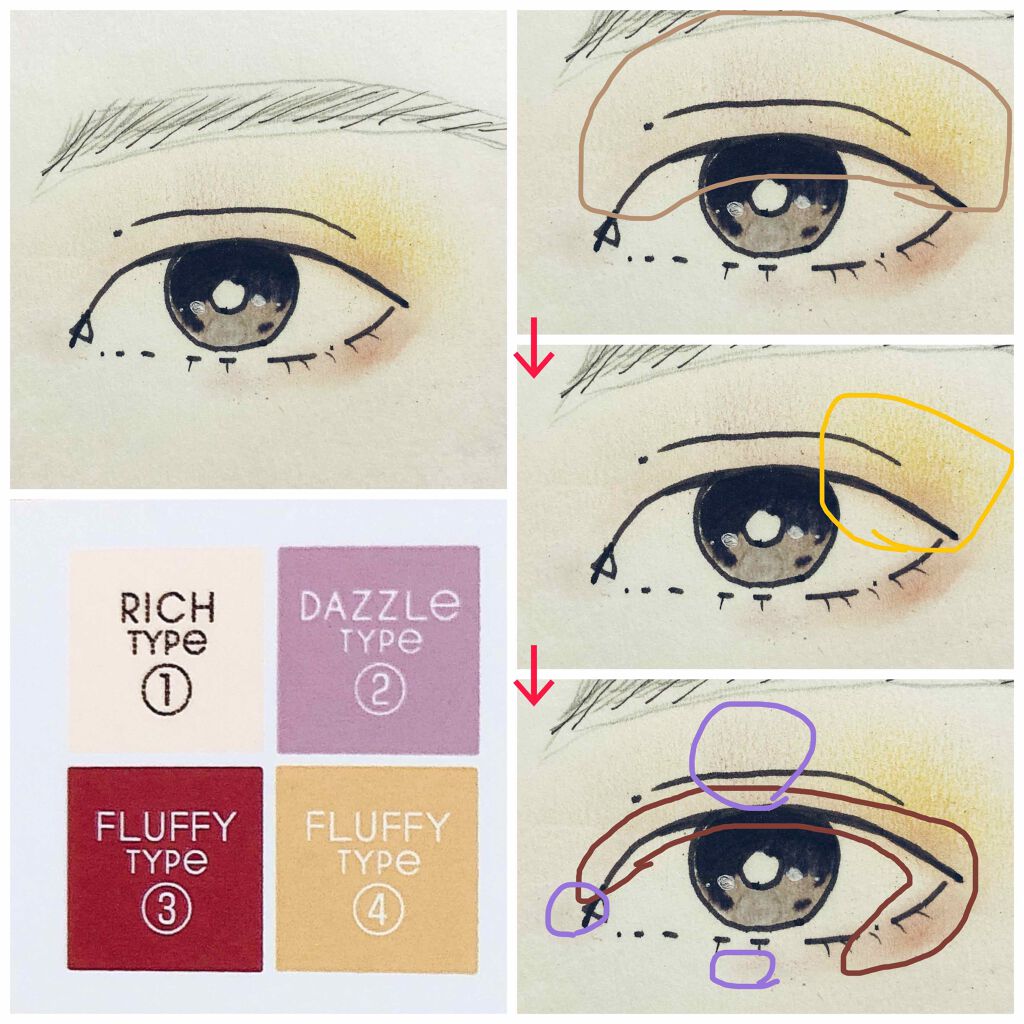 アイプランナーパレット/excel/アイシャドウパレットを使ったクチコミ（3枚目）