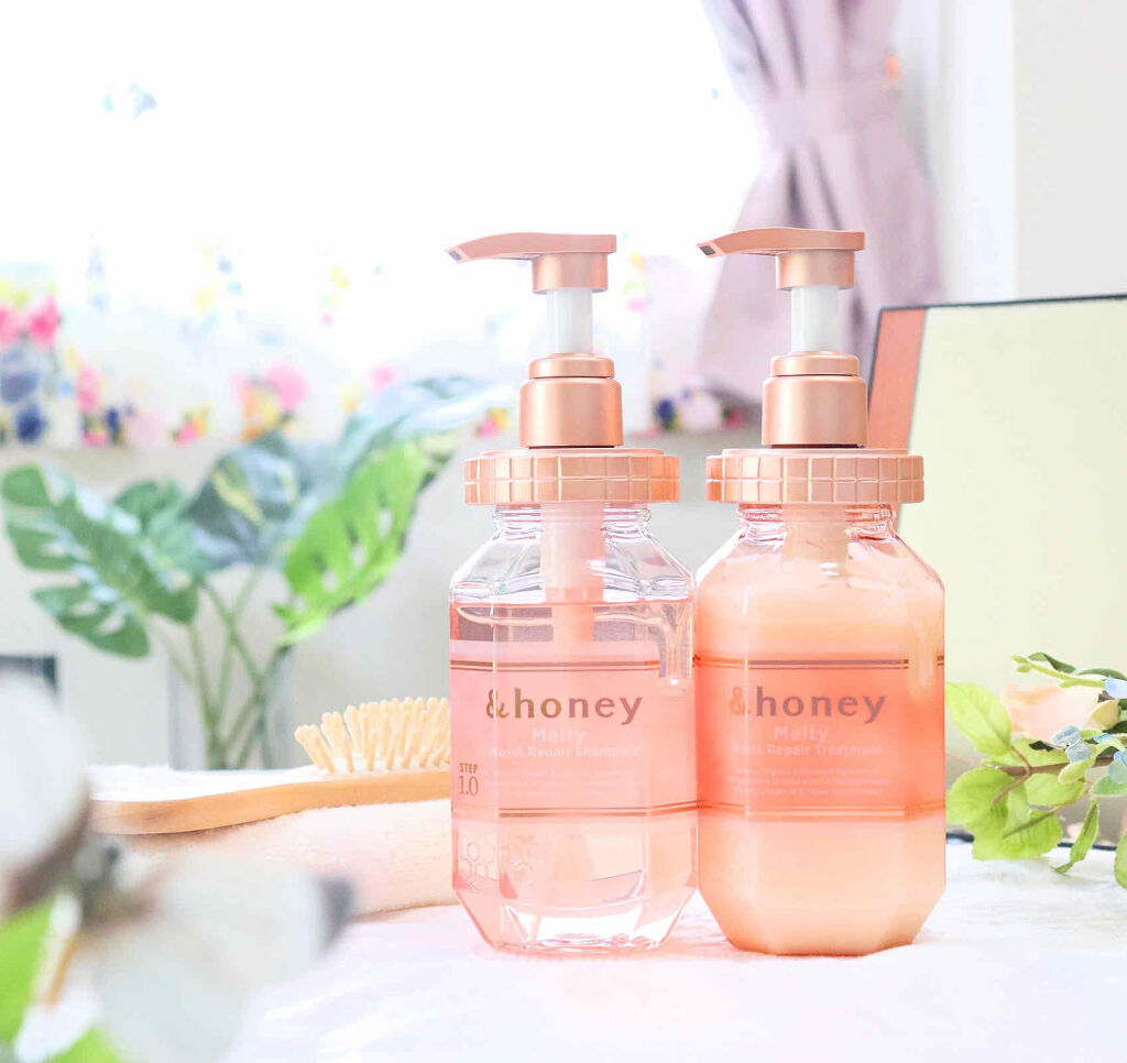 &honey Melty モイストリペア シャンプー1.0／モイストリペア ヘアトリートメント2.0/&honey/市販シャンプーを使ったクチコミ（1枚目）