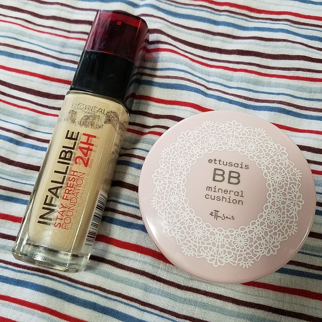 BBミネラルクッション/ettusais/クッションファンデーションを使ったクチコミ（1枚目）