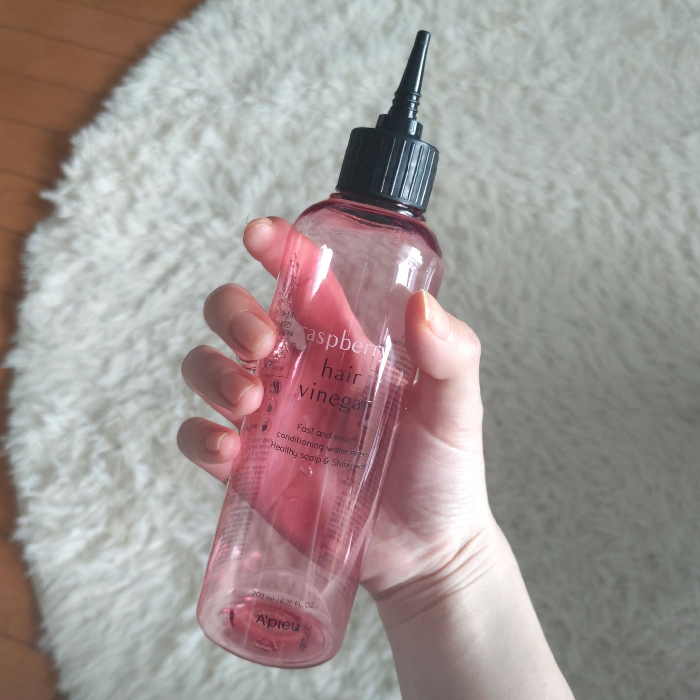 ラズベリー ヘアビネガー/A’pieu/頭皮ローションを使ったクチコミ(1枚目)