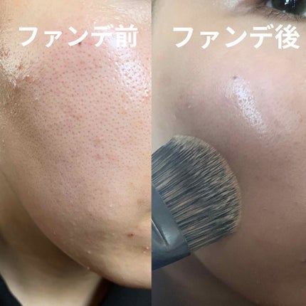 フラットファンデーションブラシ 820/fillimilli/メイクブラシを使ったクチコミ(3枚目)
