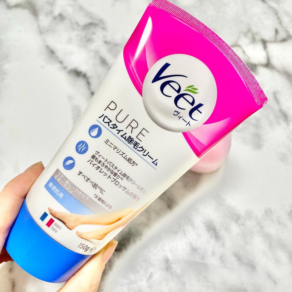 ヴィート ピュアバスタイム除毛クリーム 敏感肌用/Veet/除毛クリームを使ったクチコミ(1枚目)