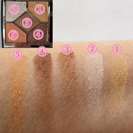 【旧】サンク クルール クチュール/Dior/アイシャドウパレットを使ったクチコミ(2枚目)