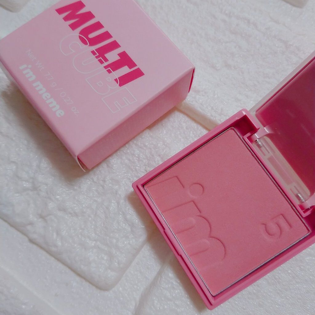 マルチキューブ 001 オール アバウト キャンディ ピンク/i’m meme/マルチパレットを使ったクチコミ（2枚目）