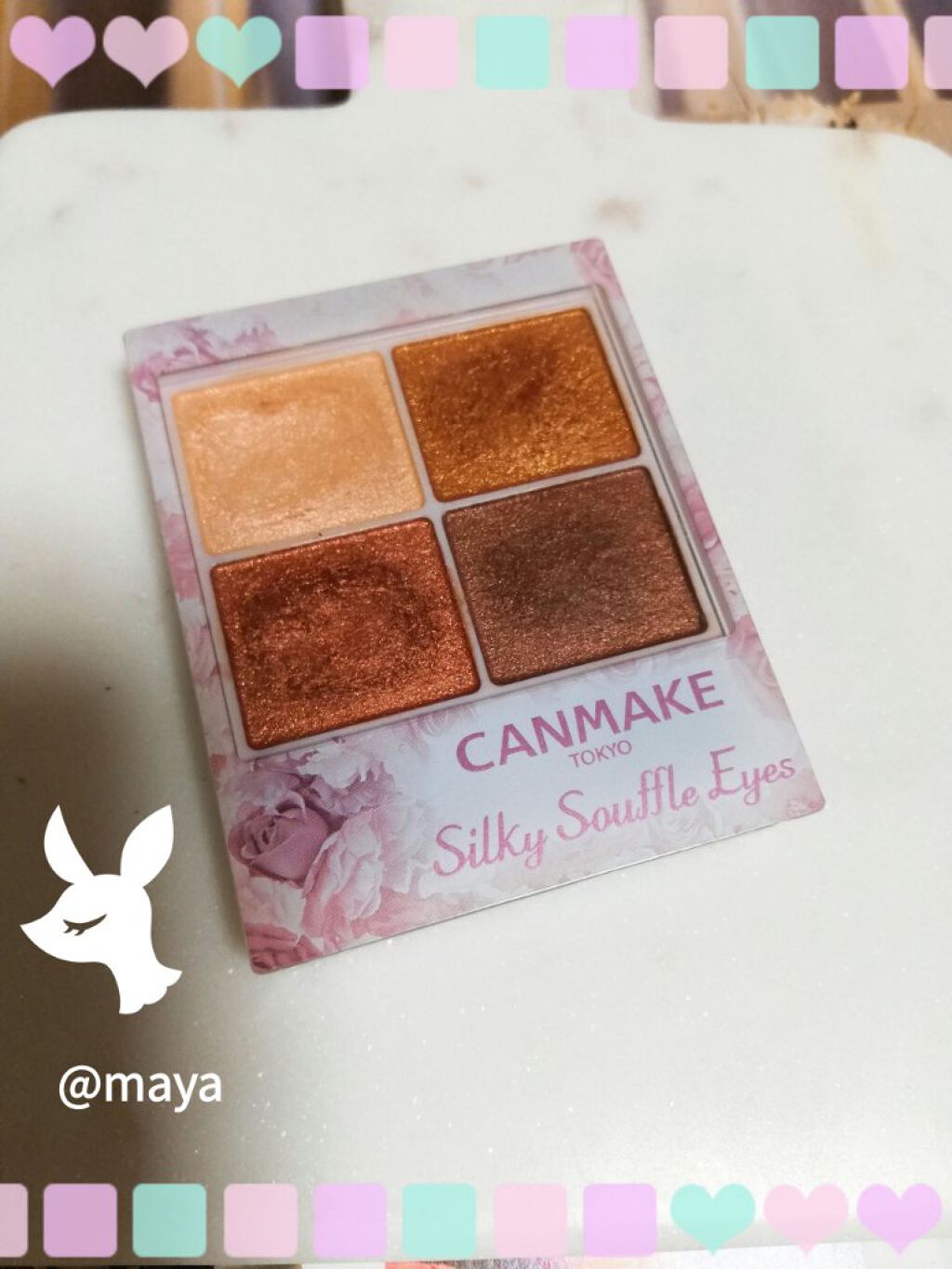 シルキースフレアイズ/キャンメイク/アイシャドウパレットを使ったクチコミ(2枚目)