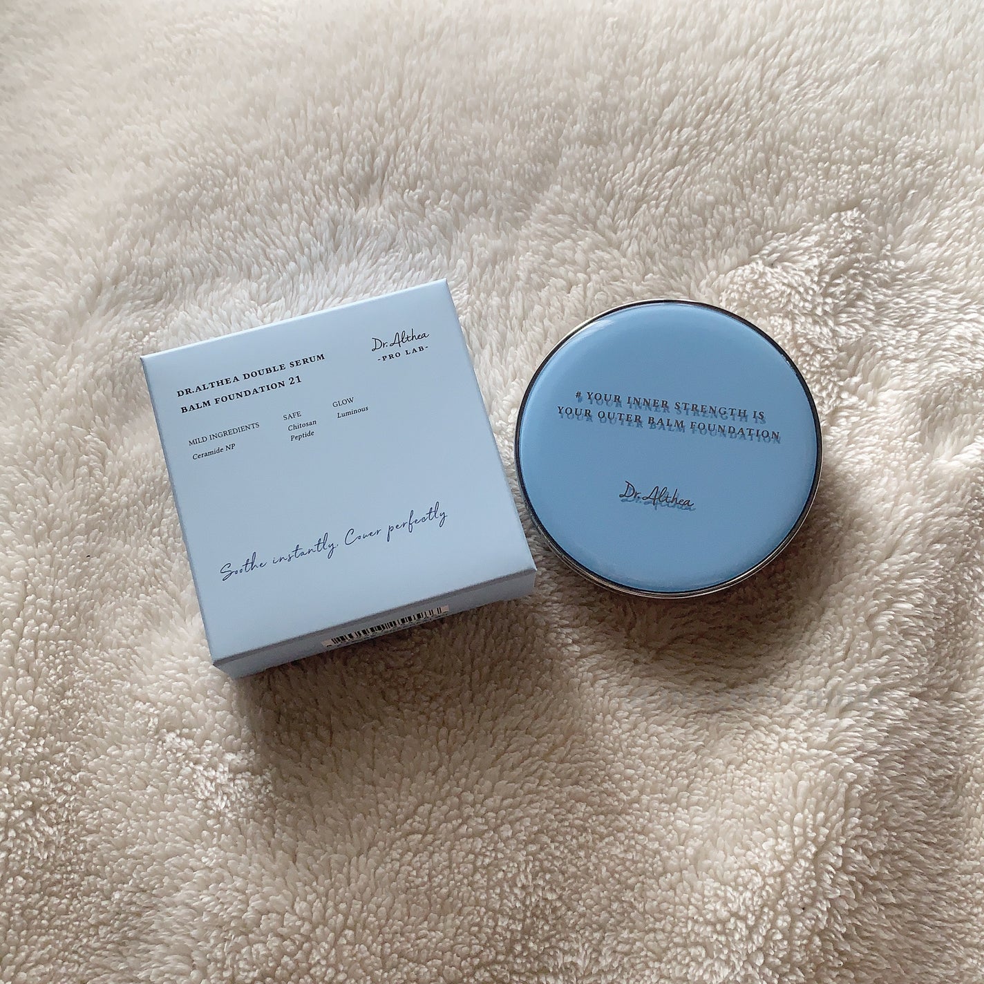 ダブル セラム バーム ファンデーション/Dr.Althea/クリーム・エマルジョンファンデーションを使ったクチコミ(3枚目)