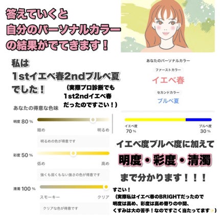 LIPS パーソナルカラー診断/LIPS/その他を使ったクチコミ(3枚目)