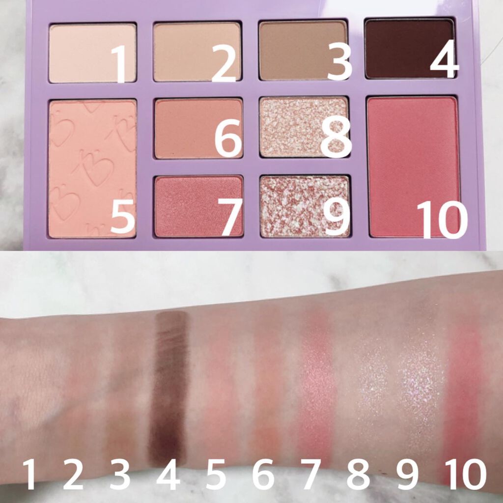 コーディールックマルチパレット/IBIM/アイシャドウパレットを使ったクチコミ(2枚目)