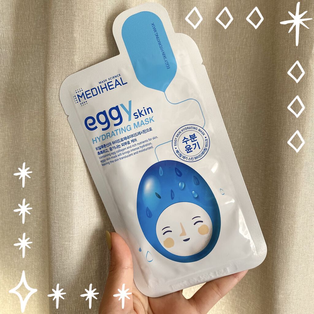 EGGY SKIN AQUA MASK /MEDIHEAL/その他スキンケアを使ったクチコミ（1枚目）