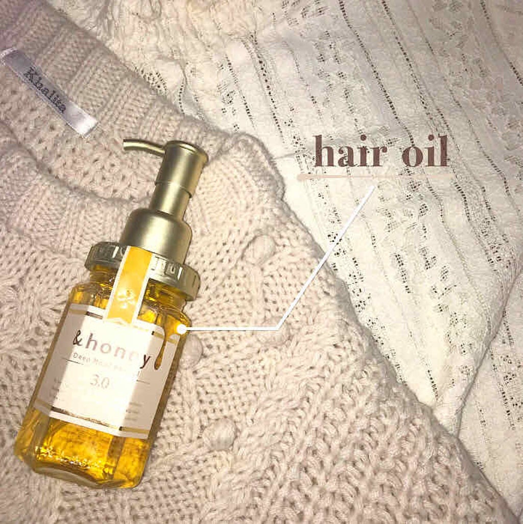 ディープモイスト ヘアオイル3.0/&honey/ヘアオイルを使ったクチコミ(1枚目)