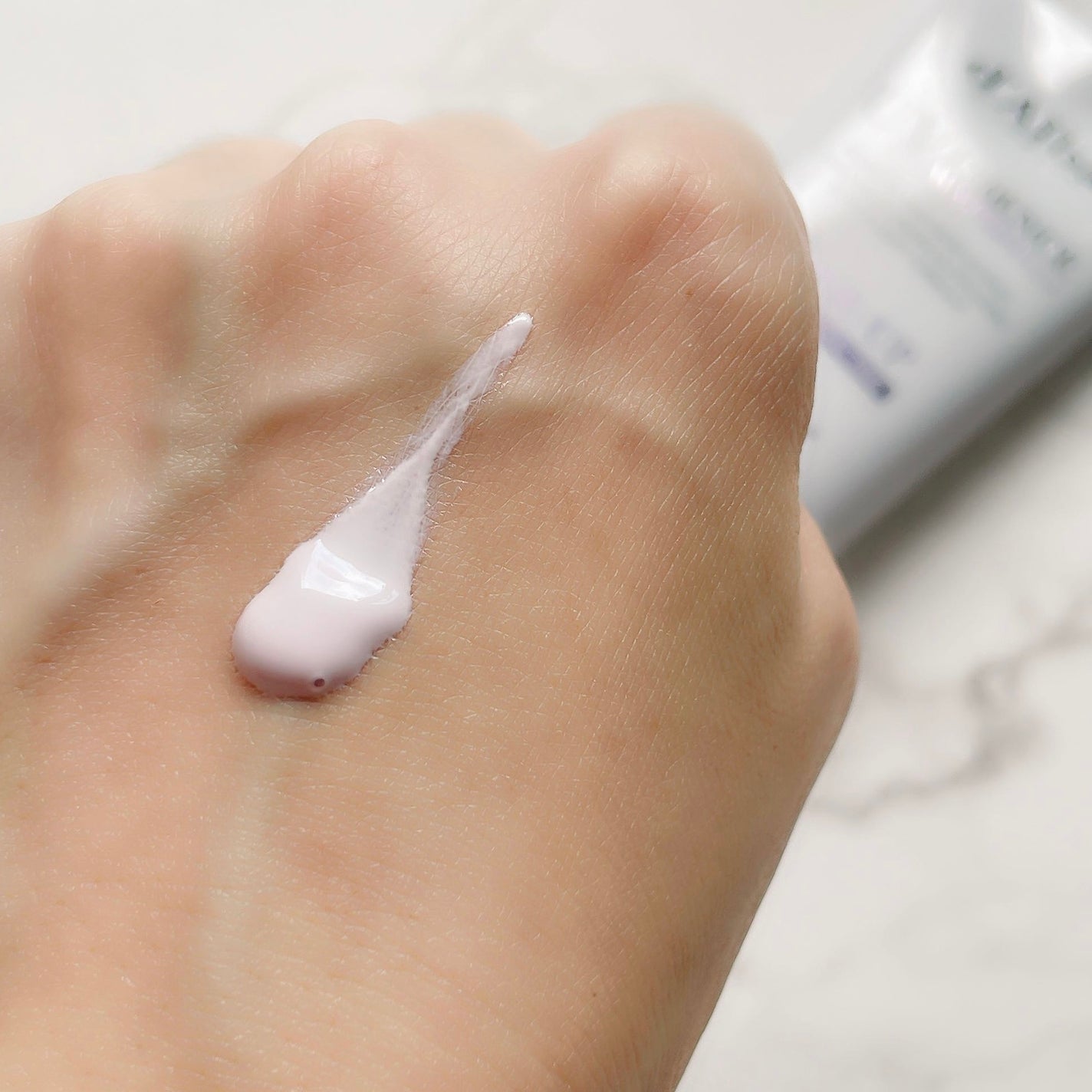 ダルバ ウォータフル トーンアップ サンクリーム(パープル)/ダルバ/日焼け止めクリームを使ったクチコミ(4枚目)