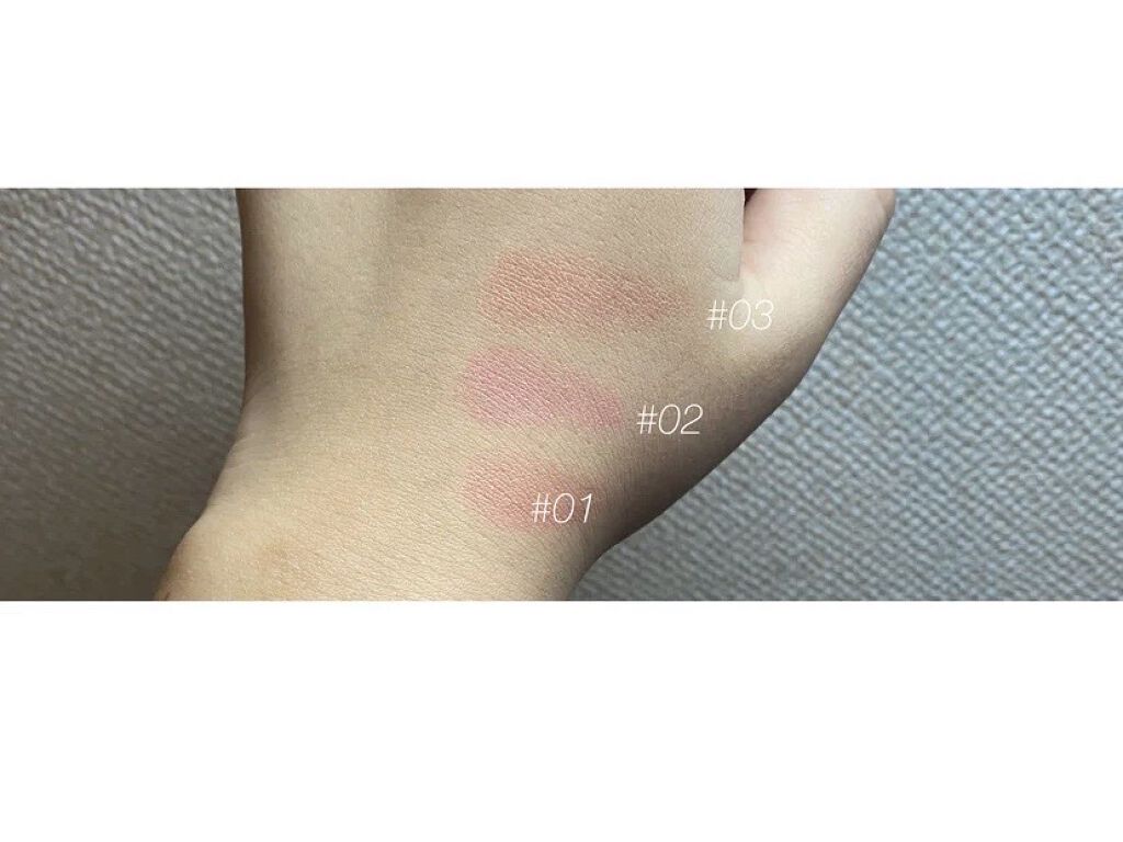 ヌードロップ ルミチーク/HOLIKA HOLIKA/ジェル・クリームチークを使ったクチコミ（3枚目）