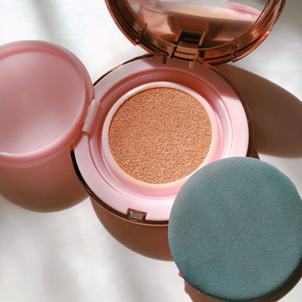 ピンクティーツリーカバークッション/APLIN/クッションファンデーションを使ったクチコミ(3枚目)