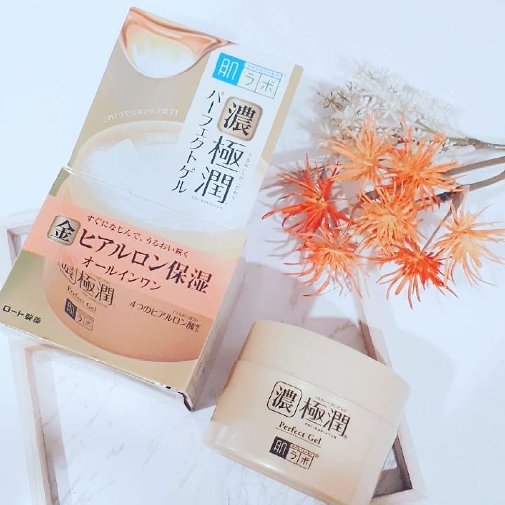 極潤 パーフェクトゲル/肌ラボ/オールインワン化粧品を使ったクチコミ(1枚目)