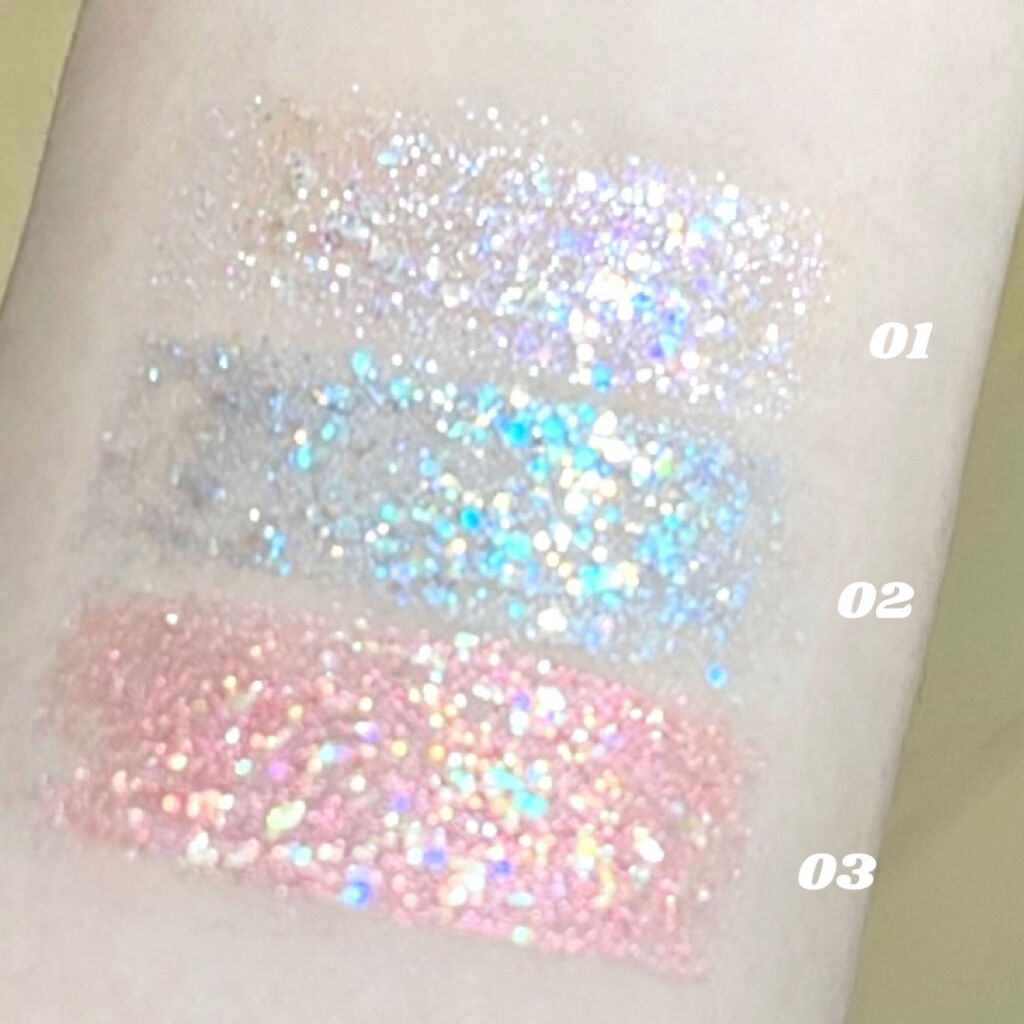 パールブリーアイグリッター/BLACK ROUGE/グリッターを使ったクチコミ（2枚目）