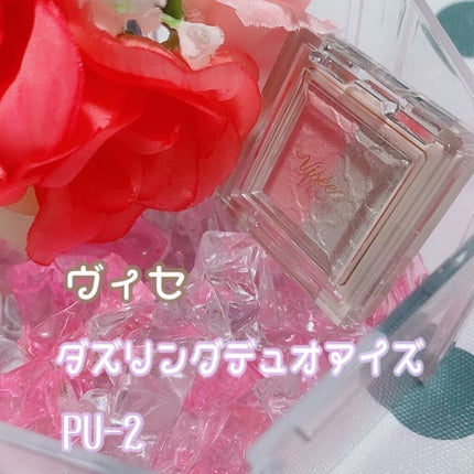 リシェ ダズリング デュオ アイズ/Visée/アイシャドウパレットを使ったクチコミ(1枚目)