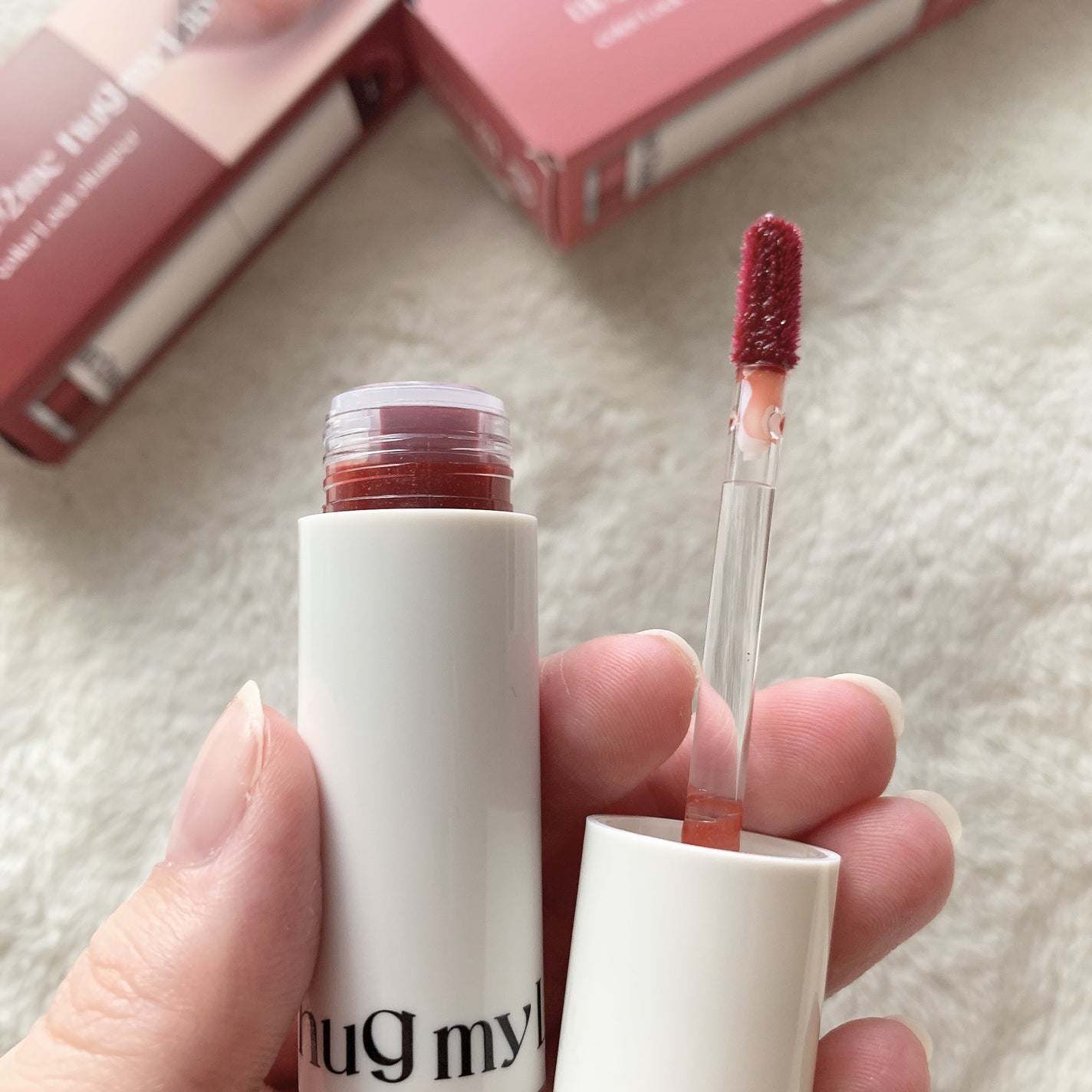 アップトゥーミー ハグマイリップ カラーロックプランパー/up2me/リッププランパーを使ったクチコミ(4枚目)