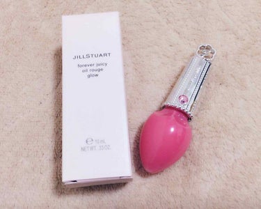 フォーエヴァージューシー オイルルージュ グロウ 04 loving cherry/JILL STUART/口紅を使ったクチコミ（1枚目）