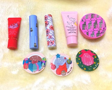 PAUL & JOE BEAUTE メイクアップ コレクション 2018のクチコミ「
ポール&ジョーのクリスマスコフレ♡


か、かわいい、、、

アドベントカレンダーなのに待ち.....」（1枚目）