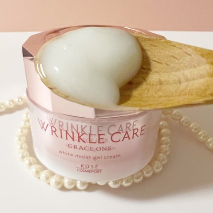 リンクルケア ホワイト モイストジェルクリーム/グレイスワン/オールインワン化粧品を使ったクチコミ(5枚目)