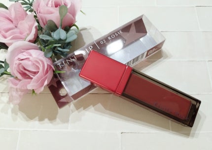 ティントリップ 02 ロージー/Étoile Rose/リップティントを使ったクチコミ(1枚目)