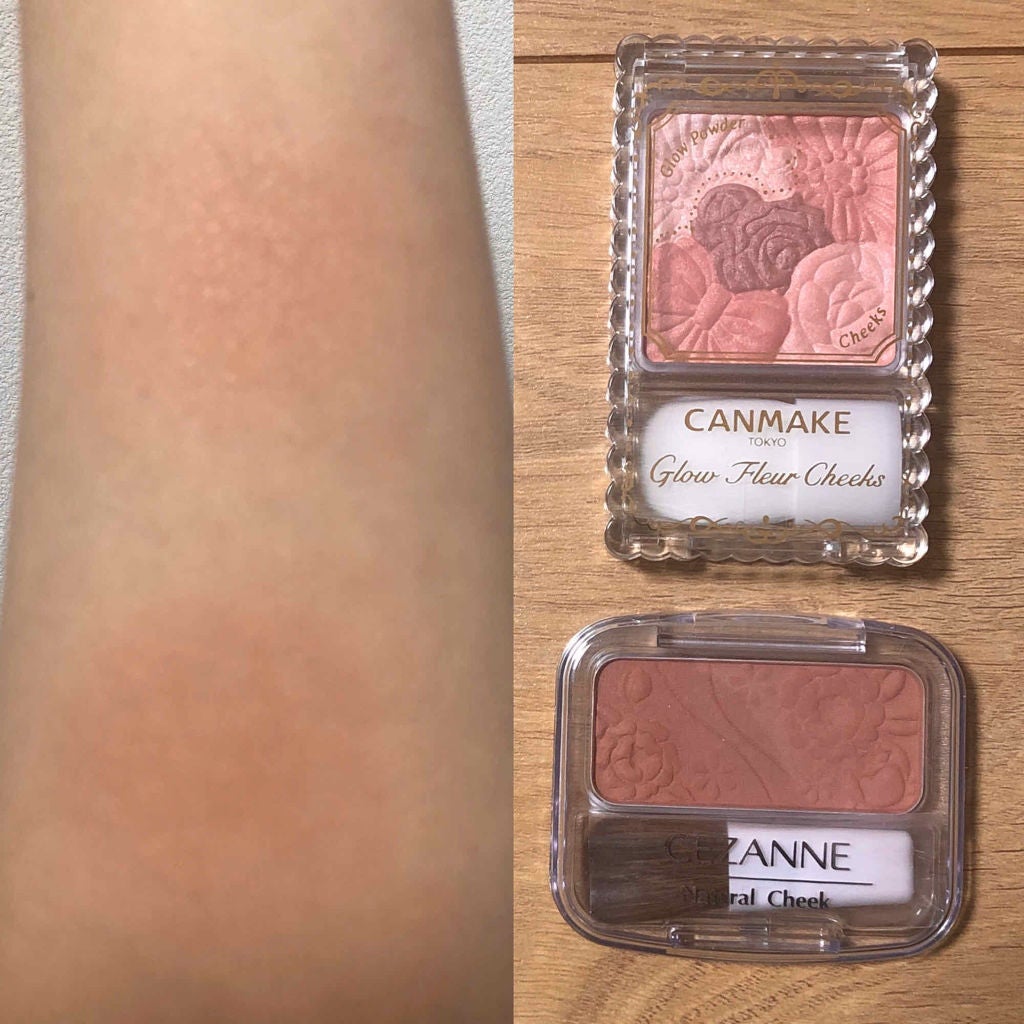 グロウフルールチークス/キャンメイク/パウダーチークを使ったクチコミ(3枚目)