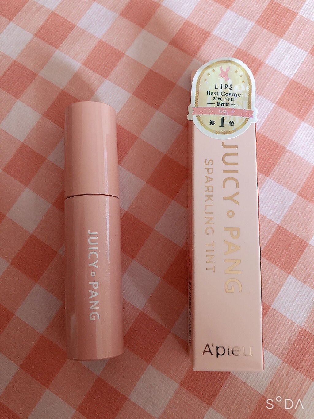 アピュー ジューシーパン スパークリングティント/A’pieu/口紅を使ったクチコミ(1枚目)