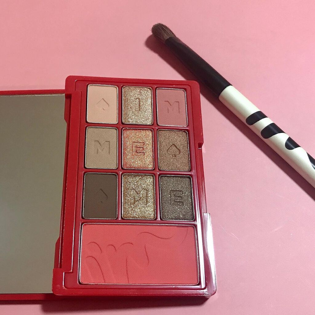 アイムヒドゥンカードパレット 003 レッドカード/i’m meme/アイシャドウパレットを使ったクチコミ（1枚目）