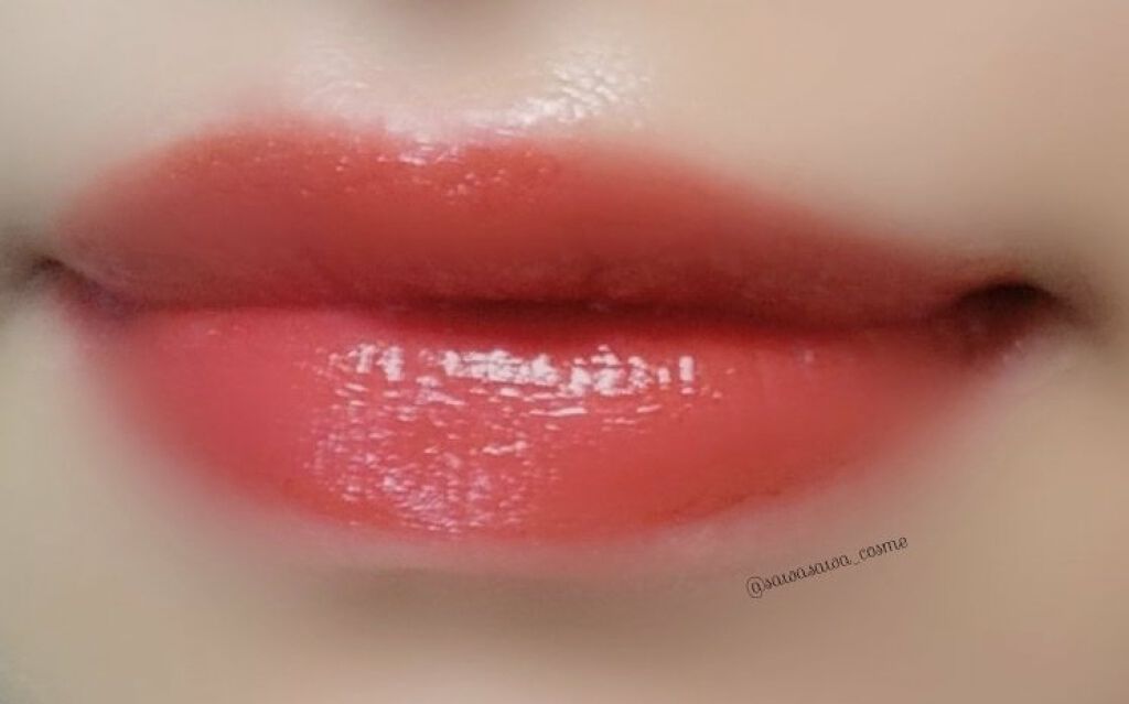 ルージュ ヴォリュプテ シャイン/YVES SAINT LAURENT BEAUTE/口紅を使ったクチコミ（3枚目）