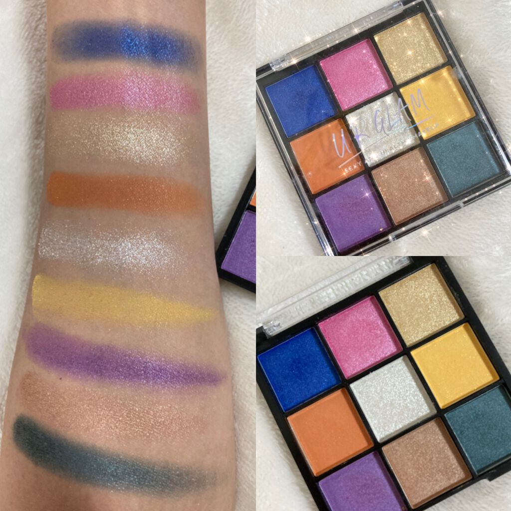 UR GLAM　BLOOMING EYE COLOR PALETTE/U R GLAM/アイシャドウパレットを使ったクチコミ（2枚目）