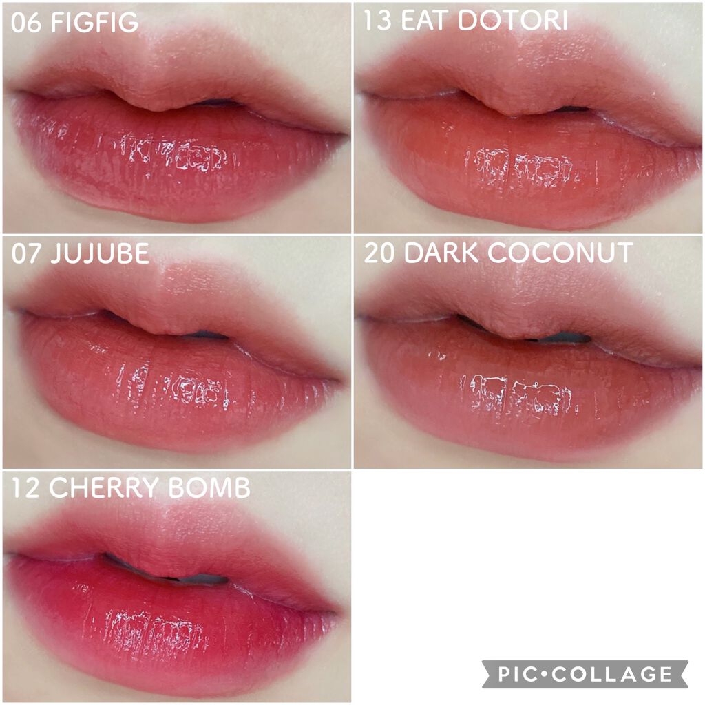 ジューシーラスティングティント/rom&nd/リップティントを使ったクチコミ(2枚目)