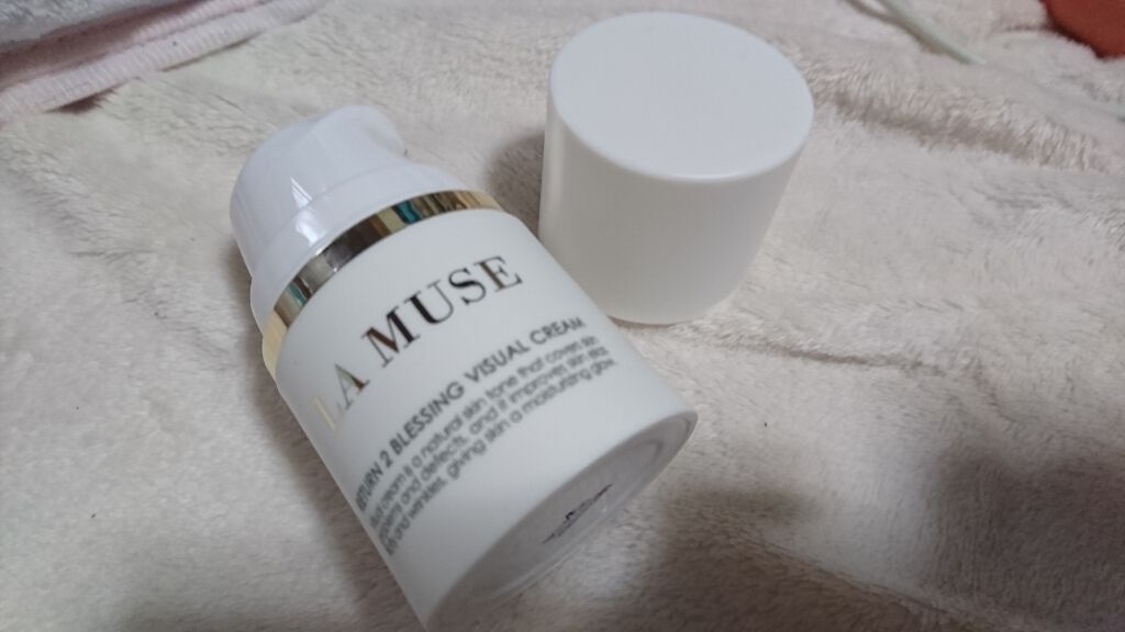 ラミューズ リターン2ブレッシングビジュアルクリームのクチコミ「日焼け止め＋再生クリーム＋BBクリーム効果を同時に発揮する
LA MUSE。

ラミューズ・リ.....」（1枚目）