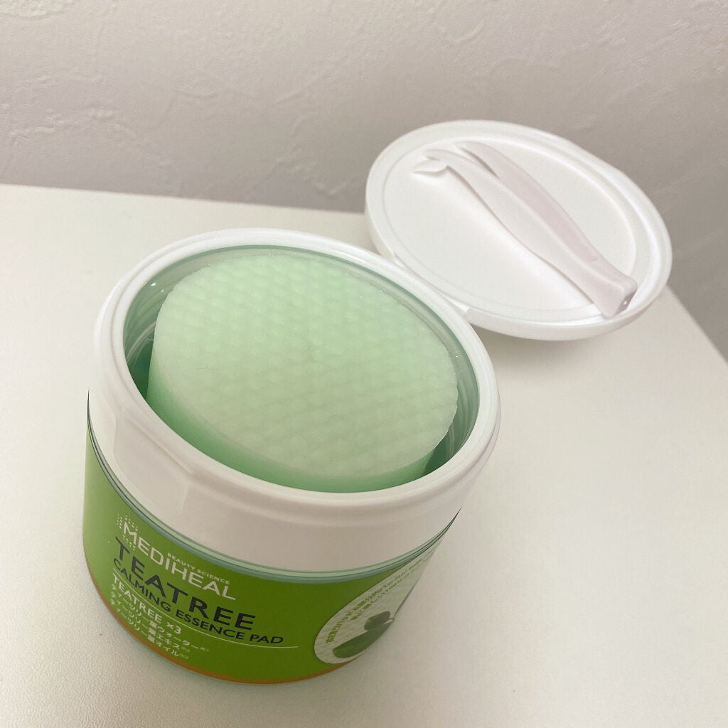 ティーツリーカーミングエッセンスパッド/MEDIHEAL/トナーパッドを使ったクチコミ(2枚目)