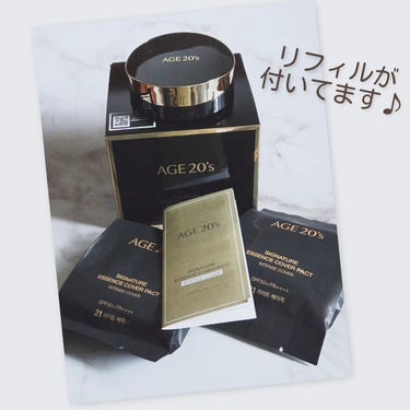 AGE20’s SIGNATURE ESSENCE COVER PACT　のクチコミ「⁡
⁡本日クッションファンデ連投いきますよ～🙋
見た目のインパクトでご存知の方も多いのでは❓
.....」（2枚目）