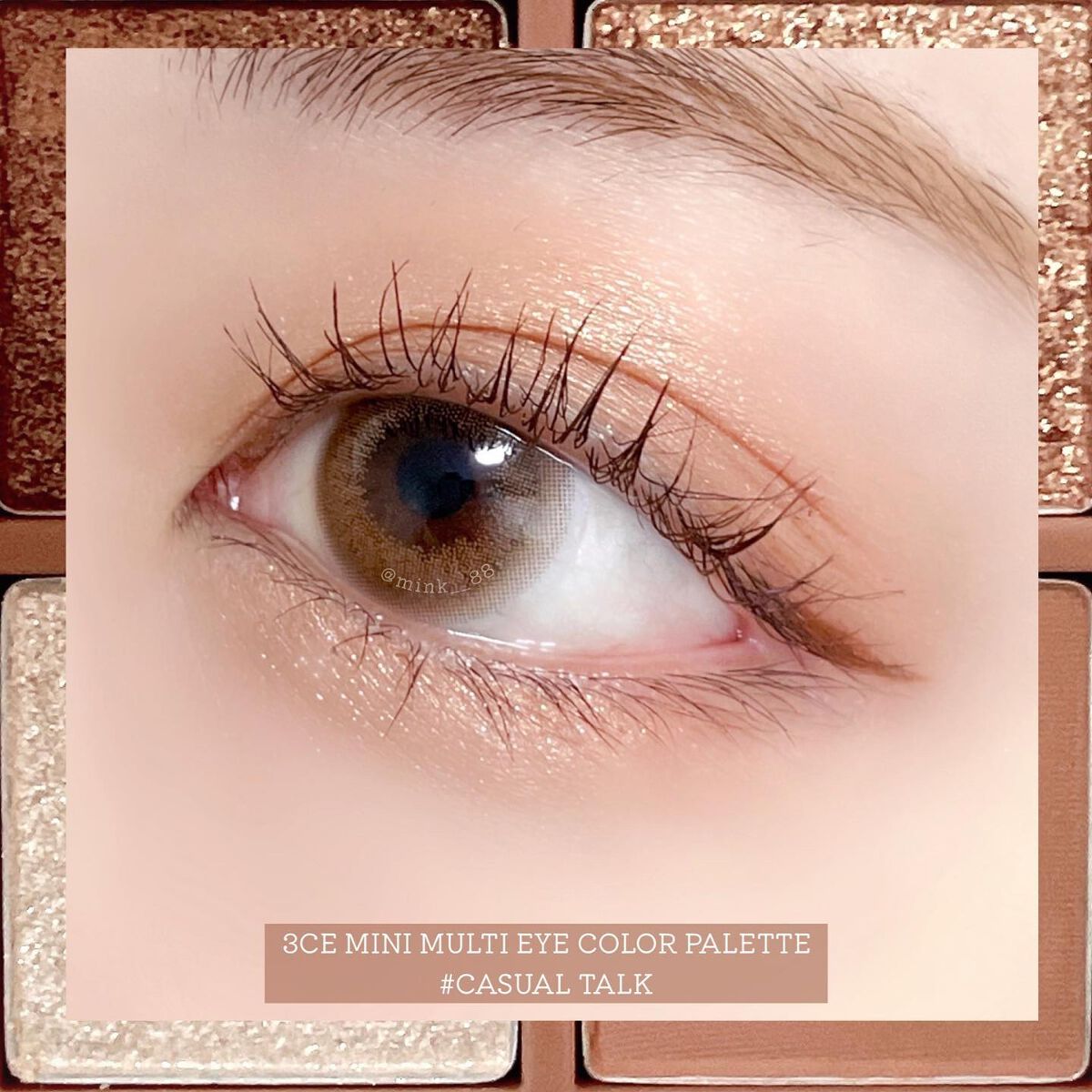 3CE ミニ マルチアイカラーパレット/3CE/アイシャドウパレットを使ったクチコミ（2枚目）